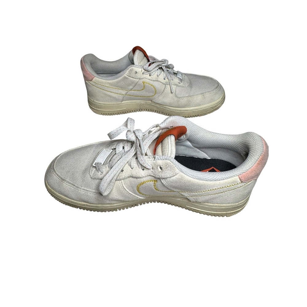 Nike Air Force 1 Rock N Roll Peace Womens 7 Gold Chain Swoosh Rare - Picture 8 of 8